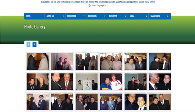 screenshot of IIMSAM photo gallery