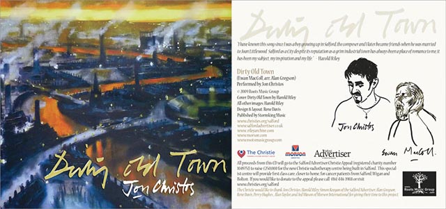 cover art for Jon Christos LP Dirty Old Town